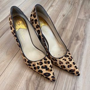 Cole Haan Fiona Air High Pump - Leopard Pony Hair - Sz 8